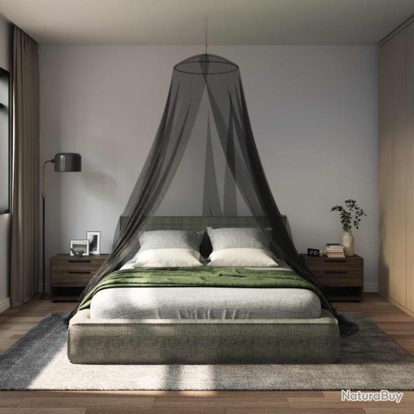Ciel de lit anti-moustiques 156 mesh Noir ?56 x 220 cm