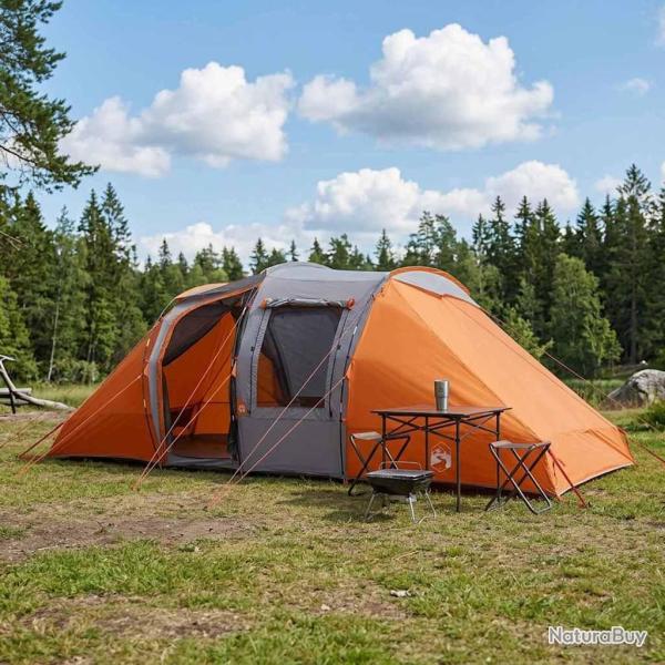 Tente Instantan�e Gris et orange 524 x 232 x 192 cm