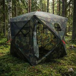 Tente de Chasse avec toit Camouflage 143 x 143 x 165 cm