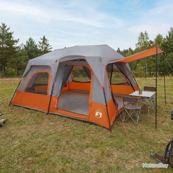 Tente Instantan�e Gris et orange 8 personnes