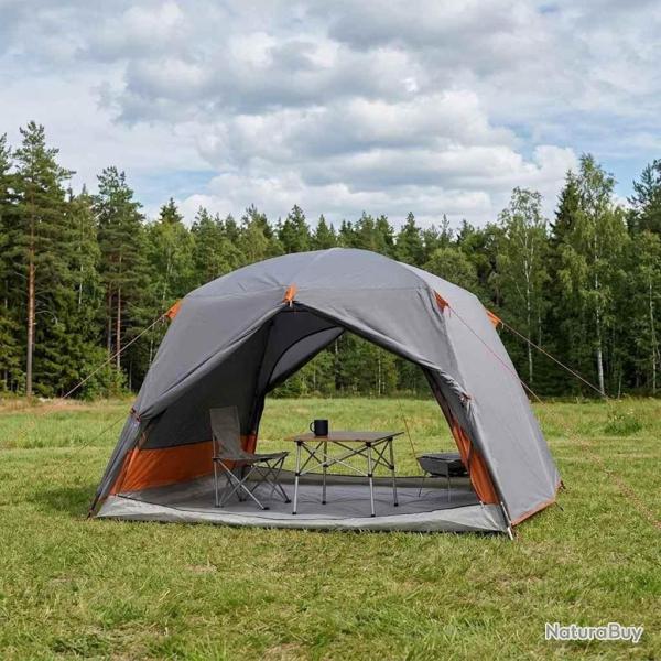 Tente de randonn�e Gris et orange 2 personnes