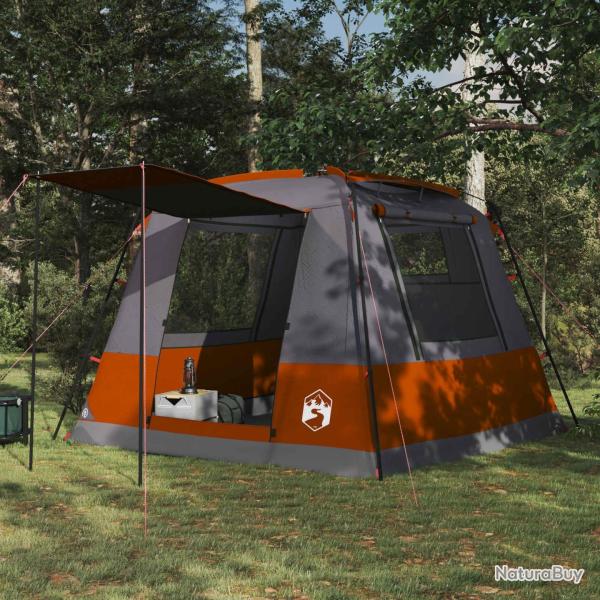 Tente de f�te Gris et orange 10 personnes