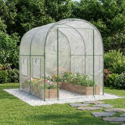 Serre avec cadre 160 x 200 x 192,5 cm PVC Transparent