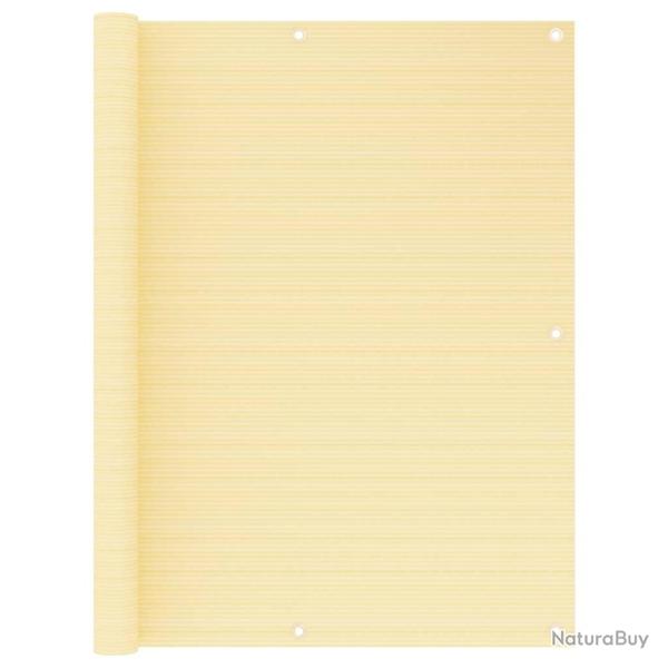�cran de balcon Beige 120x300 cm PEHD