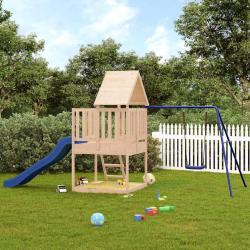 Aire de jeux d'ext&eacute;rieur bois de pin massif