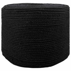 Corde Noir 0,4 x 0,4 x 50000 cm Coton