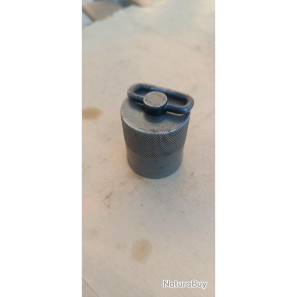 Pistolet mitrailleur Vigneron : bouchon de culasse gris (D2)