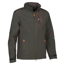 Blouson Softshell Percussion kaki - Enfant 10A