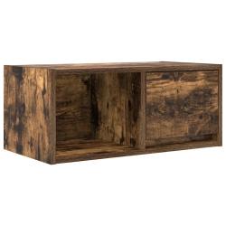 Meuble TV murale espace de vie 60 x 31 x 25 cm rangement optimal design moderne en bois d'ing&eacute;nieri