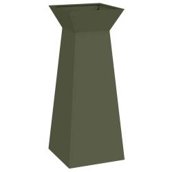 Jardini&egrave;re &agrave; pilier contemporaine pour ext&eacute;rieur 40 x 40 x 100 cm durable design &eacute;l&eacute;gant en mat&eacute;ria
