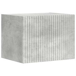 Meuble TV mural moderne rangement efficace 60 x 31 x 29 cm style minimaliste en bois d'ing&eacute;nierie b