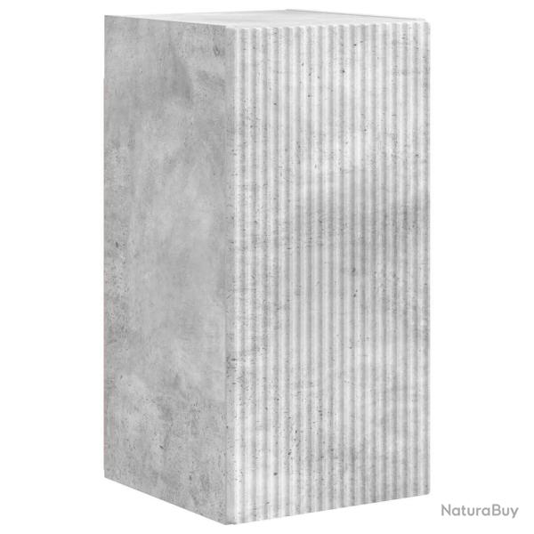 Meuble TV mural moderne avec rangement pratique 30 x 31 x 60 cm en bois d'ing�nierie b�ton 02_00549