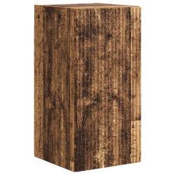 Meuble TV mural moderne minimaliste rangement 30 x 31 x 60 cm en bois d'ing&eacute;nierie bois ancien 02_0
