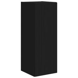 Meuble TV mural moderne minimaliste 30 x 31 x 80 cm fonction rangement d&eacute;co en bois d'ing&eacute;nierie no