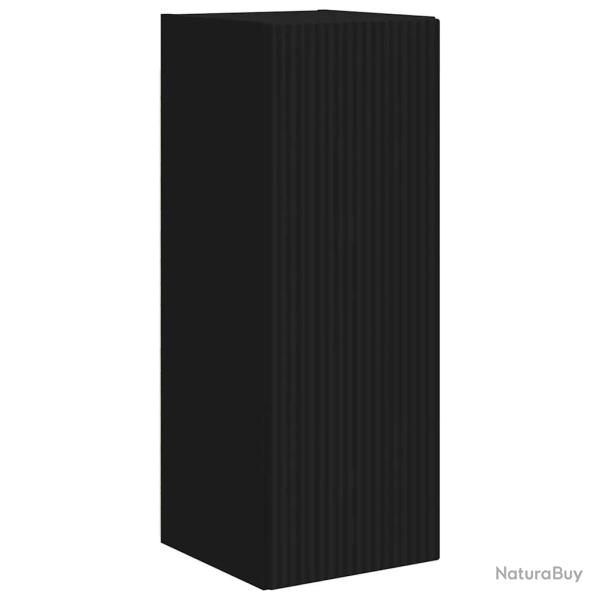 Meuble TV mural moderne minimaliste 30 x 31 x 80 cm fonction rangement d�co en bois d'ing�nierie no