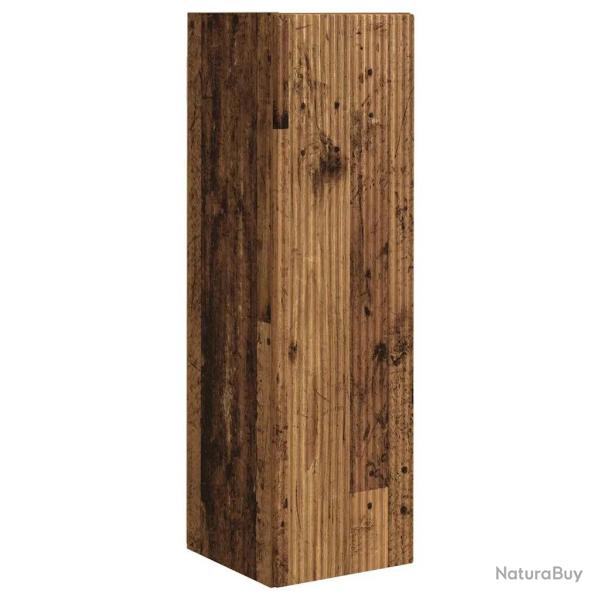 Meuble TV mural moderne gain de place 30 x 31 x 100 cm en bois d'ing�nierie bois ancien 02_0054999