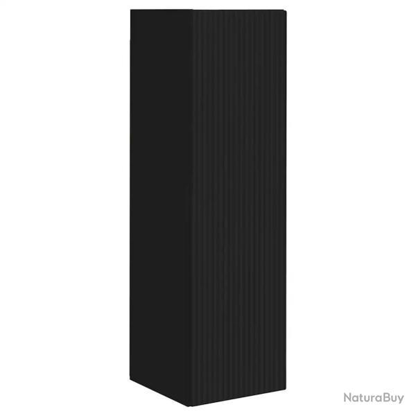 Meuble TV mural design moderne 30 x 31 x 100 cm rangement pratique style minimaliste en bois d'ing�