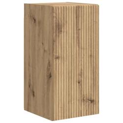 Meuble TV mural moderne design minimaliste 30 x 31 x 60 cm en bois d'ing&eacute;nierie ch&ecirc;ne artisan 02_00