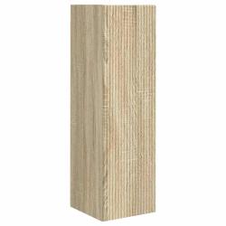 Meuble TV mural moderne minimaliste 30 x 31 x 100 cm avec rangement ing&eacute;nieux en bois d'ing&eacute;nierie