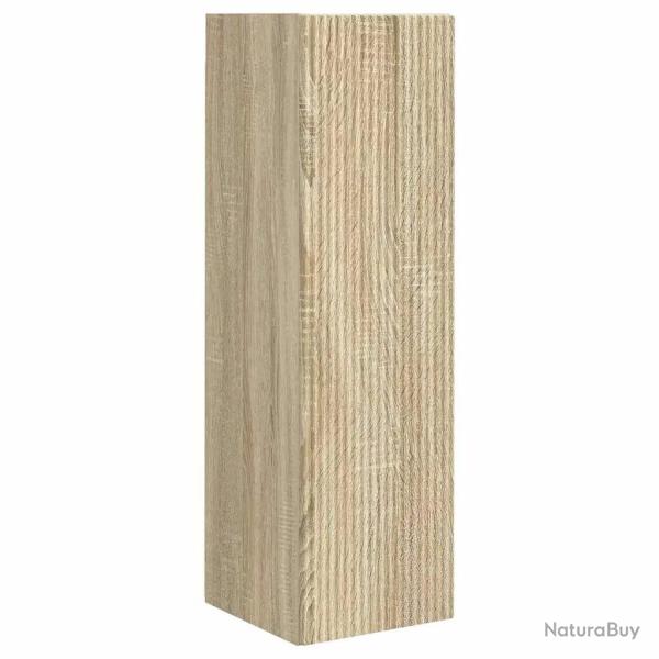 Meuble TV mural moderne minimaliste 30 x 31 x 100 cm avec rangement ing�nieux en bois d'ing�nierie