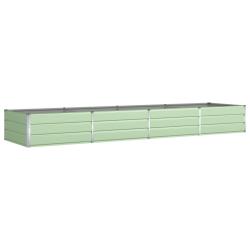 Jardini&egrave;re industrielle en acier galvanis&eacute; 195 x 100 x 45 cm pour ext&eacute;rieur moderne facile &agrave; assemb