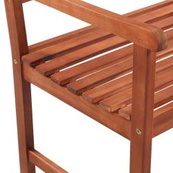 Banc de jardin meuble de patio d'ext&eacute;rieur terrasse avec coussin 120 cm bois d'acacia massif 02_001