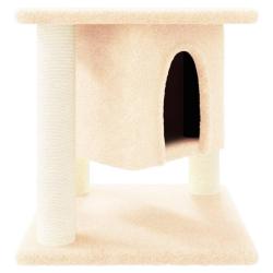 Arbre &agrave; chat meuble tour grimper jouet grattage grattoir escalade plateforme avec griffoirs en sisa