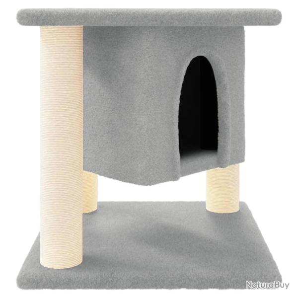Arbre � chat meuble tour grimper jouet grattage grattoir escalade plateforme avec griffoirs en sisa
