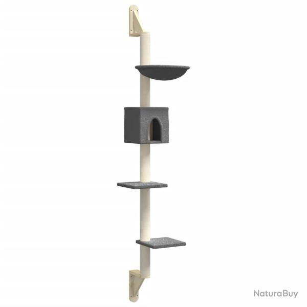 Arbre � chat meuble tour grimper jouet grattage grattoir escalade plateforme mural avec griffoir fo