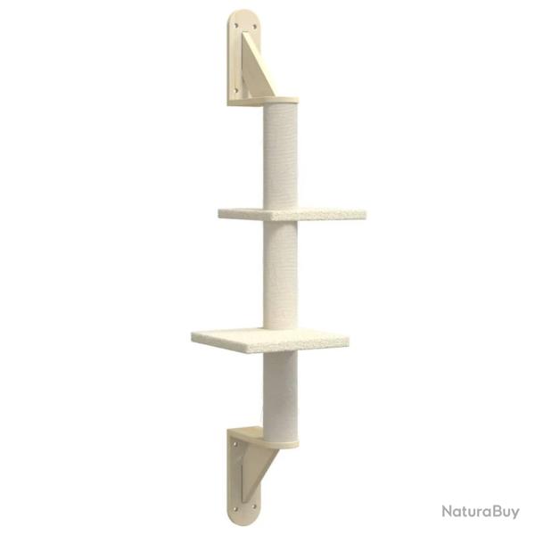 Arbre � chat meuble tour grimper jouet grattage grattoir escalade plateforme mural avec griffoir 10