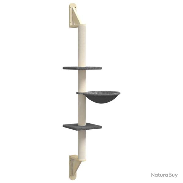 Arbre � chat meuble tour grimper jouet grattage grattoir escalade plateforme mural avec griffoir fo