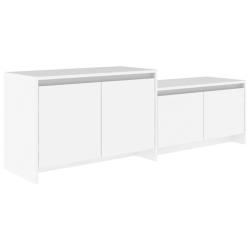 Meuble TV multim&eacute;dia &eacute;tag&egrave;re t&eacute;l&eacute;vision buffet t&eacute;l&eacute;viseur salle &agrave; manger salon chambre 146,5 x 35 x