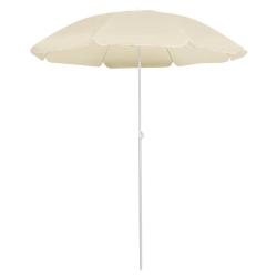 Parasol de jardin inclinable 180 x 180 x 200 cm protection UV haute r&eacute;sistance style sable en polye