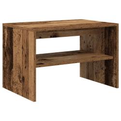 Meuble TV double fonction ancien bois 60 x 40 x 40 cm rangement pratique style vintage en bois vieu