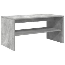Meuble TV polyvalent table basse 80 x 40 x 40 cm design moderne avec rangement en bois d'ing&eacute;nierie