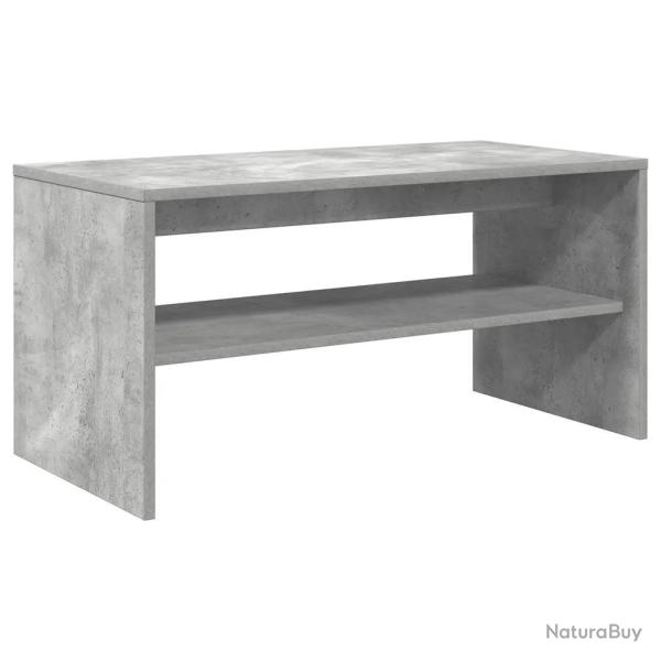 Meuble TV polyvalent table basse 80 x 40 x 40 cm design moderne avec rangement en bois d'ing�nierie