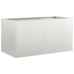Jardini&egrave;re moderne pour ext&eacute;rieur 80 x 40 x 40 cm design &eacute;l&eacute;gant stabilit&eacute; accrue en acier inoxydab