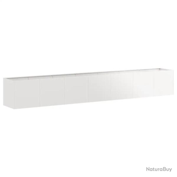 Jardini�re moderne � fond ouvert bel �quilibre d�coratif pour jardin balcon 280 x 40 x 40 cm en aci