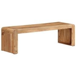 Meuble TV style ferme rustique 110 x 33 x 33 cm en bois d'acacia massif 02_0047126