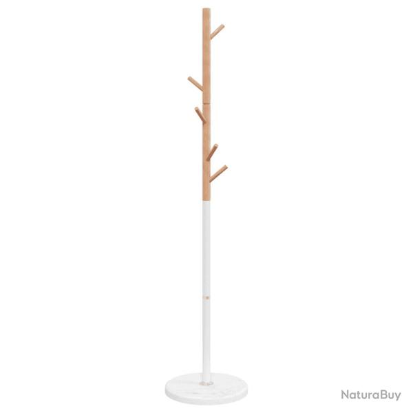Porte-manteau sur pied pratique 172 x 37 x 37 cm avec 6 pat�res style moderne couloir en fer enduit