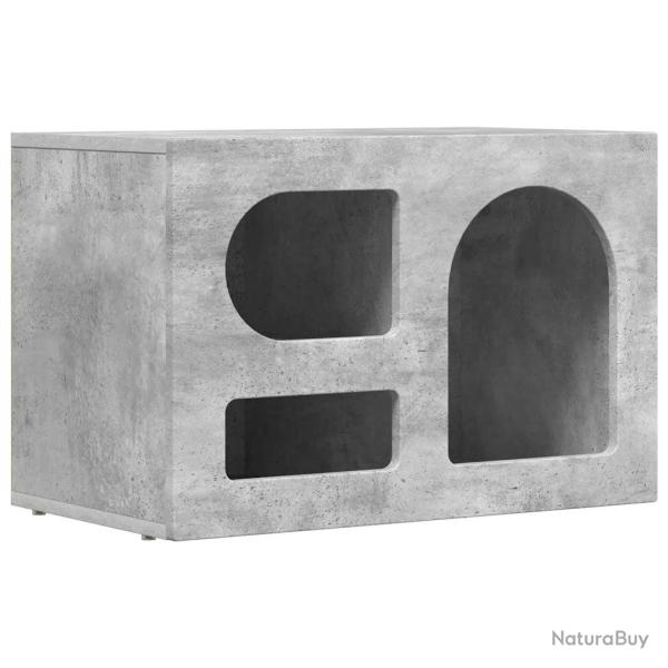 Meuble TV moderne 60 x 35 x 40 cm avec �tag�res pratiques style contemporain en bois d'ing�nierie g