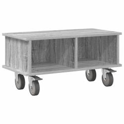 Meuble TV rectangulaire moderne avec rangement 68 x 35 x 35 cm en bois d'ing&eacute;nierie gris sonoma 02_