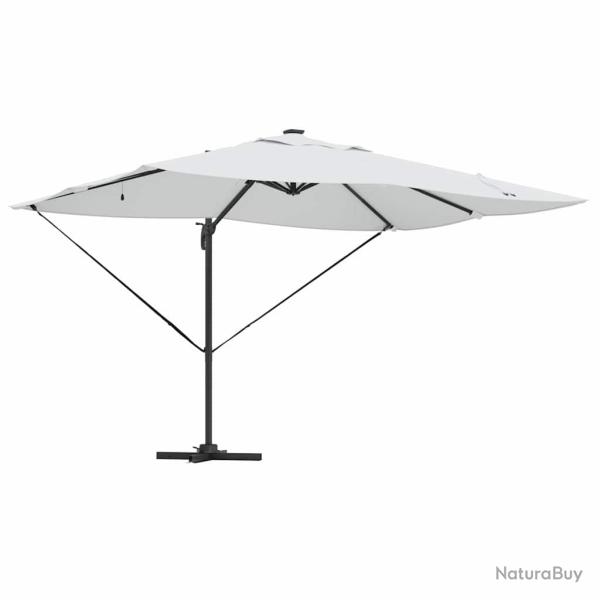 Parasol d�port� inclinable ext�rieur 352 x 251 x 265 cm confort optimal style moderne en polyester
