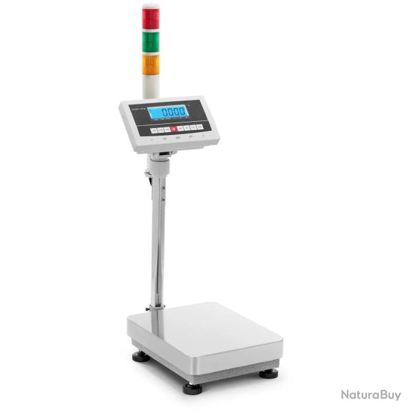 Balance plateforme professionnelle industrielle p�se-colis 30 kg / 0,001 kg 30 x 40 cm kg/lb avec s