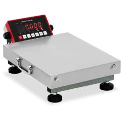 Balance plateforme professionnelle industrielle p&egrave;se-colis 30 kg / 0,005 kg 30 x 40 cm kg/lb led ac