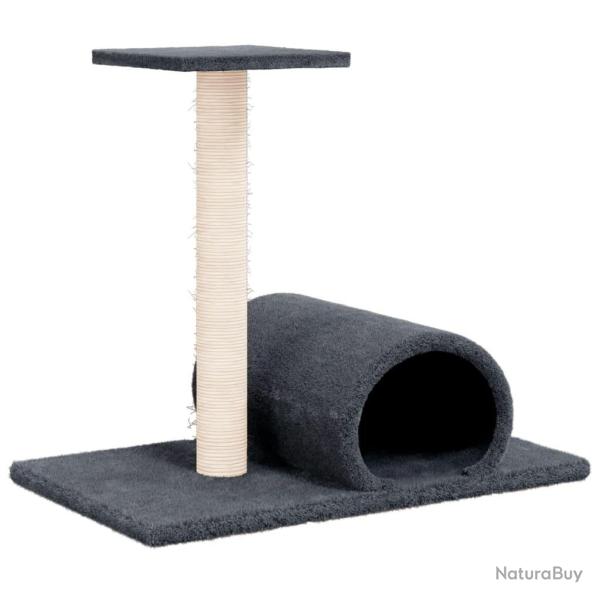 Arbre � chat meuble tour grimper jouet grattage grattoir escalade plateforme avec tunnel fonc� 60 x