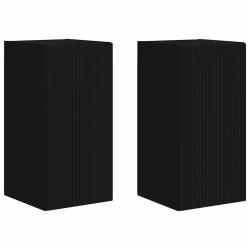 Meuble TV mural moderne 30 x 31 x 60 cm style minimaliste rangement pratique en bois d'ing&eacute;nierie n