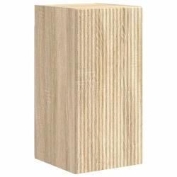 Meuble TV mural moderne avec rangement pratique 30 x 31 x 60 cm en bois d'ing&eacute;nierie sonoma 02_0054