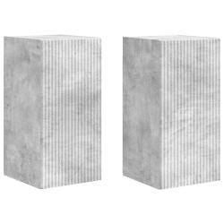 Meuble TV mural moderne fonctionnel et design 30 x 31 x 60 cm en bois d'ing&eacute;nierie b&eacute;ton 02_0054956