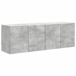 Meuble TV mural 2 pcs pratique moderne minimaliste rangement 59,5 x 31 x 40 cm en bois d'ing&eacute;nierie